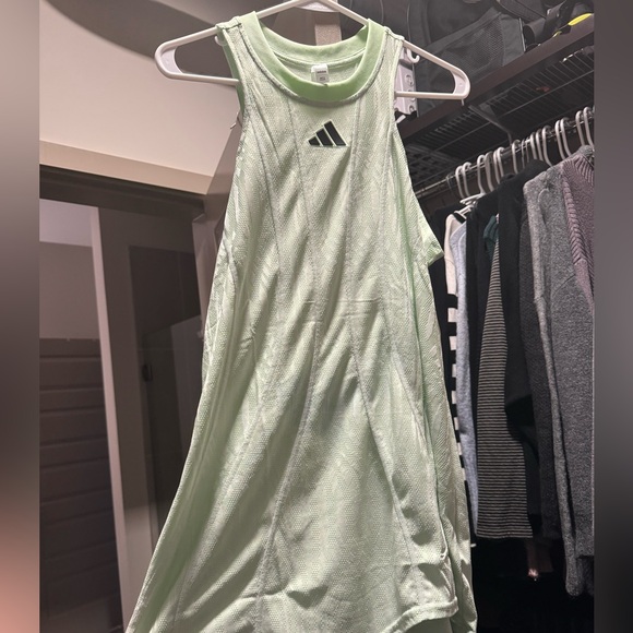 Adidas Tennis Dress - Airchill Pro Dress Semi Green - Picture 2 of 4